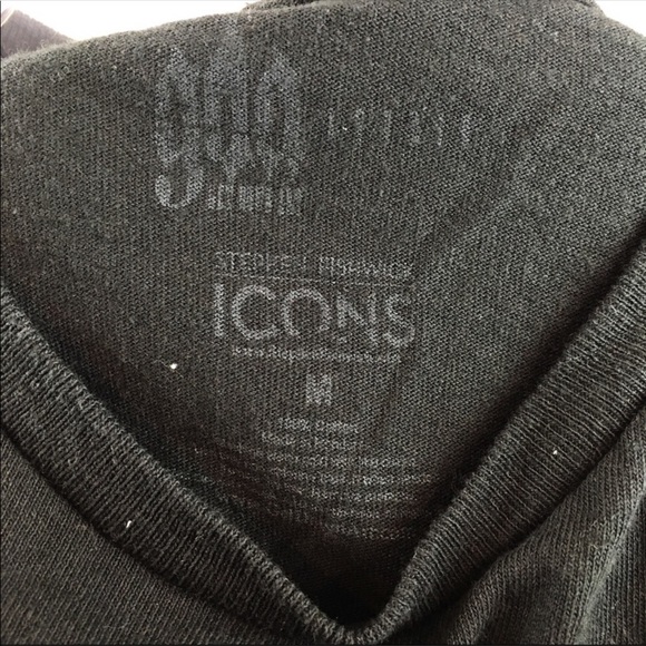 GDA ‘Jimi’ Black Graphic Tee Shirt - Medium - Picture 5 of 5